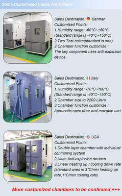 Liyi Özel Çevre Odaları Sıcaklık ve Nem Kontrolü Kabine Klima Odası
