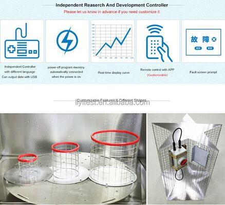 LIYI IEC60529 IPX Su geçirmez Test Su Su Çırpınma Yağmur püskürtme Test Odası